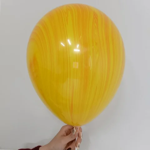 Воздушный шар Агат желто-оранжевый 
