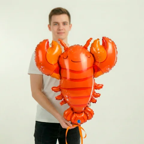 Фольгированный шар Фигура, Рак, Лобстер