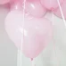 Розовые латексные сердца