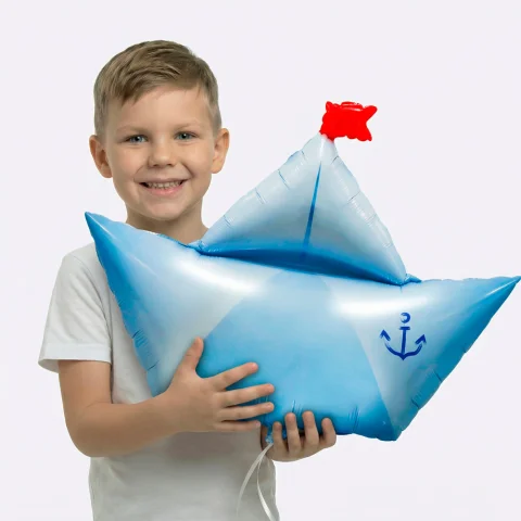 Фольгированный шар Фигура, Бумажный кораблик