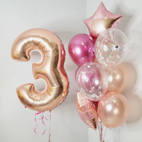Микс малинового и розового золота