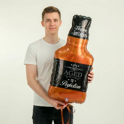 Бутылка виски, фольгированный шар