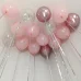 Розово-Серебристый микс