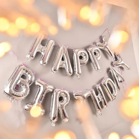 Happy Birthday, Серебряная гирлянда