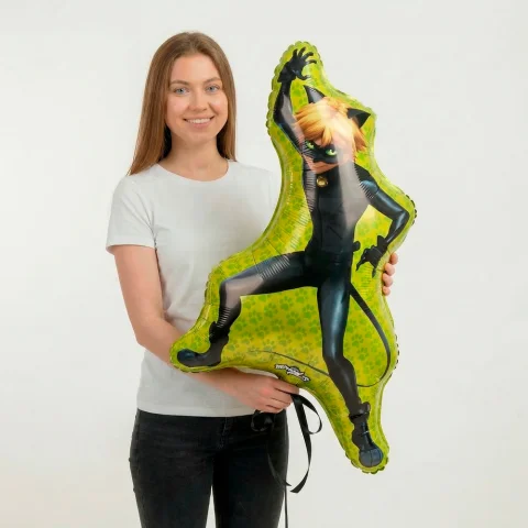 Супер Кот, фольгированный шар