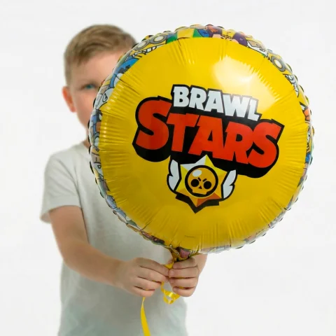 Герои Brawl Stars, фольгированный шар
