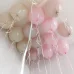 Шары на атласной ленте с бантиками