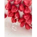 Красные фольгированные сердца