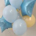 Бежево-голубое облако для малыша