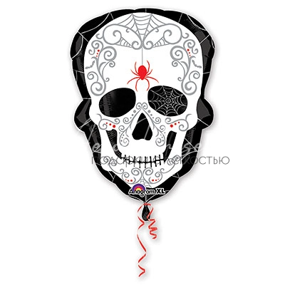 Череп с орнаментом