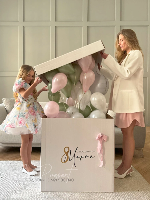 Коробка-сюрприз к 8 марта
