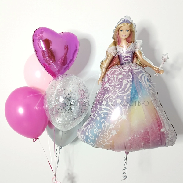 Набор шаров "Кукла Барби"