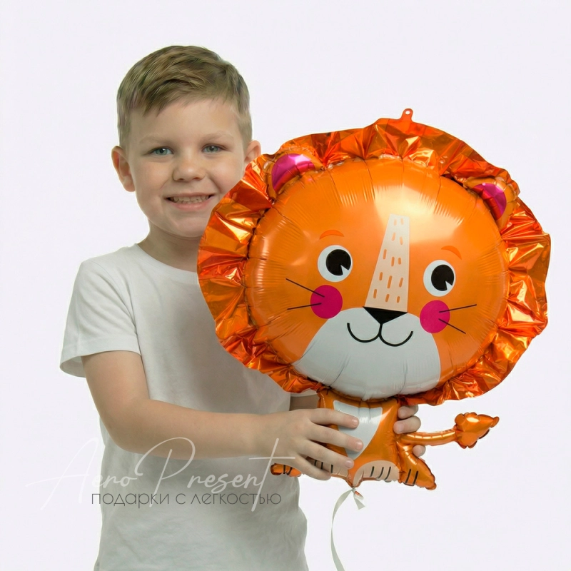 Фольгированный шар Львенок