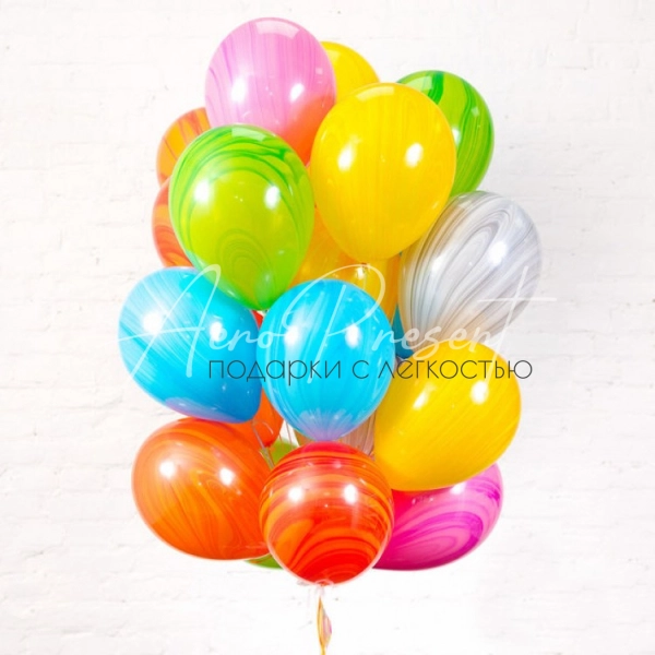 Мраморный воздушный агат