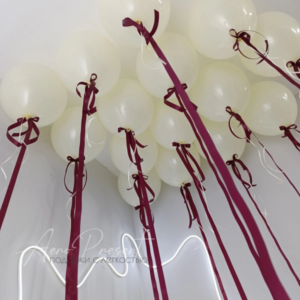 Набор воздушных шаров "Кремовая роскошь"