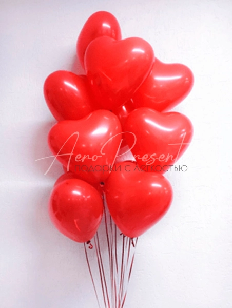 Воздушные шары - сердца