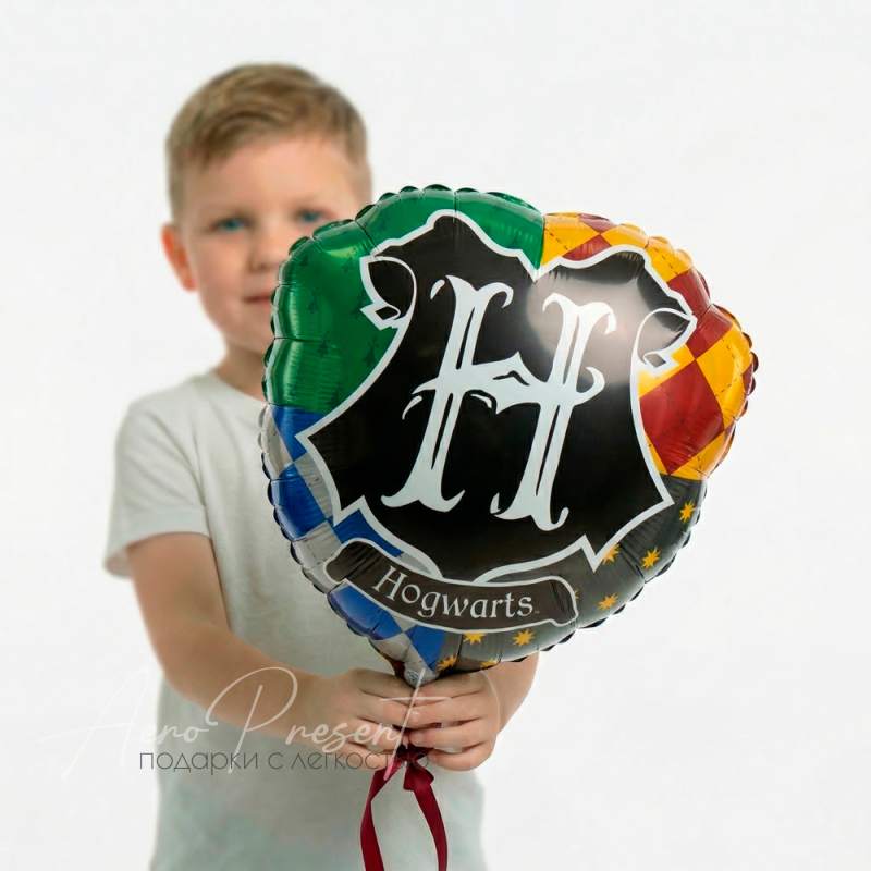 Герб Хогвартса, фольгированный шар