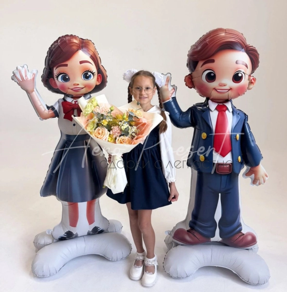 Ростовые фигуры "Школьники"