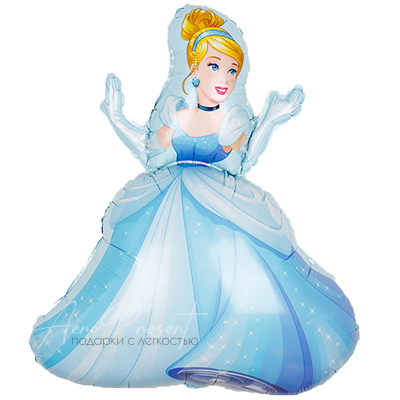 Золушка, фольгированный шар