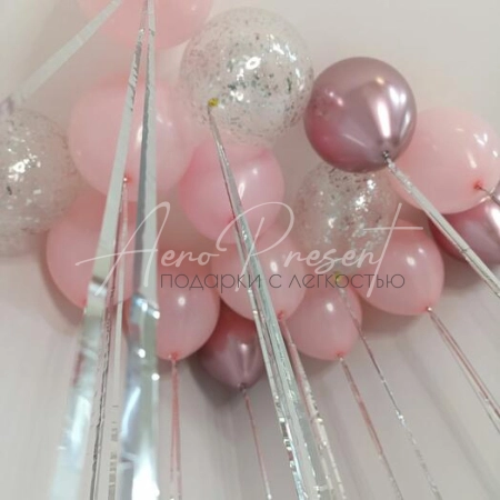 Розово-Серебристый микс Розово-Серебристый микс