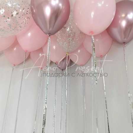 Розово-Серебристый микс Розово-Серебристый микс