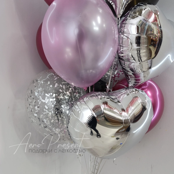 Черно-Розовый сет