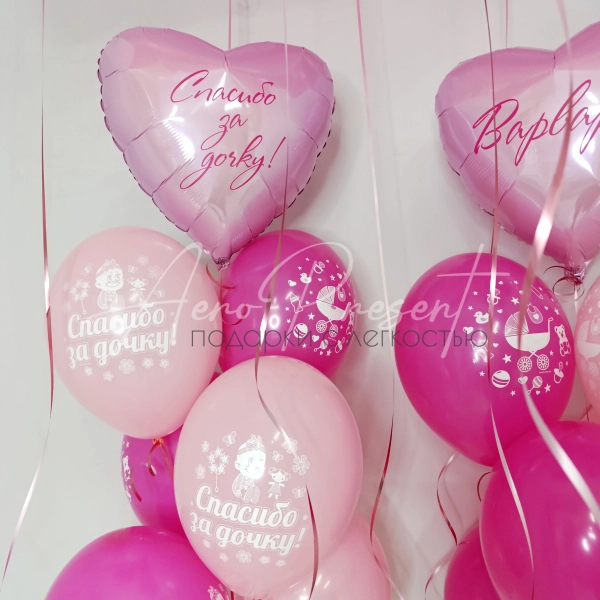 Оформление комнаты новорожденной девочке "Классика"