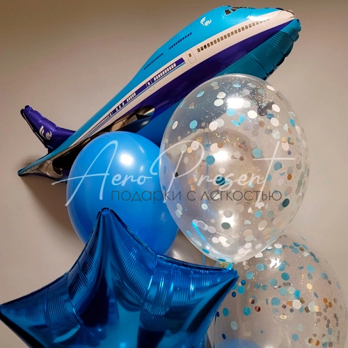 Букет "Синий Самолёт"