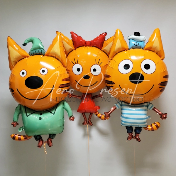 Набор фольгированных шаров "Котики"