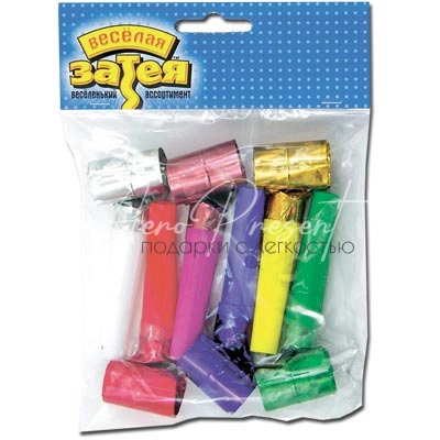 Язык-гудок гологр 6шт