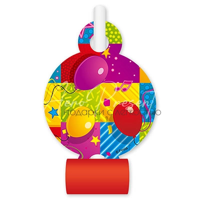 Язык-гудок с карт Мозаика 6шт