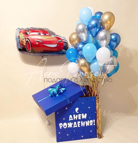 Коробка сюрприз "Тачки"