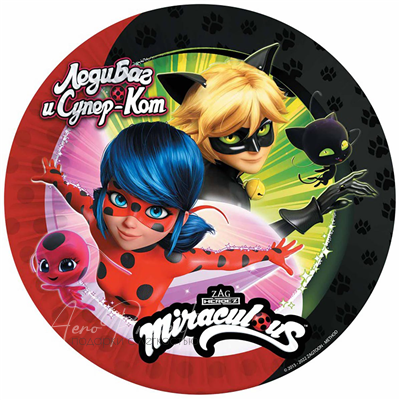 Тарелки "Леди Баг"