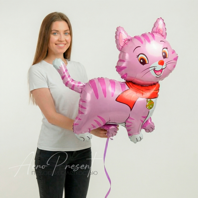 Фольгированный шар Фигура, Любимый котенок, Фуше