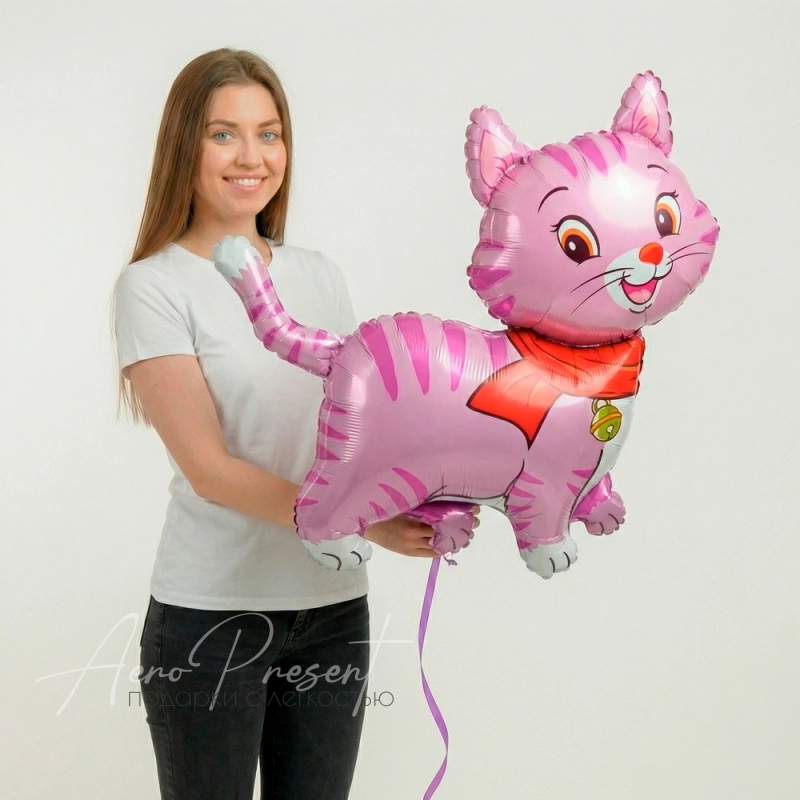 Фольгированный шар Фигура, Любимый котенок, Фуше