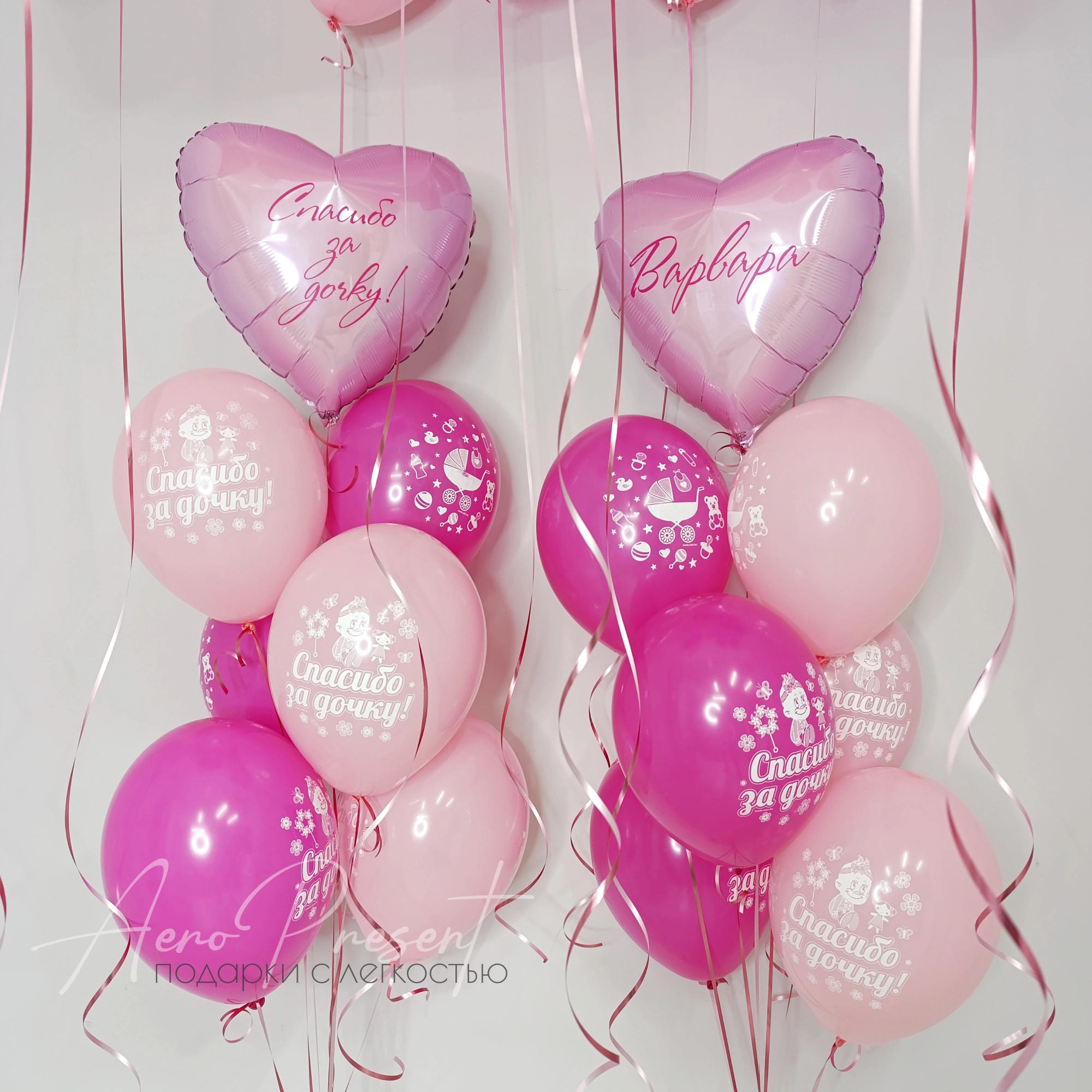 Оформление комнаты новорожденной девочке "Классика"