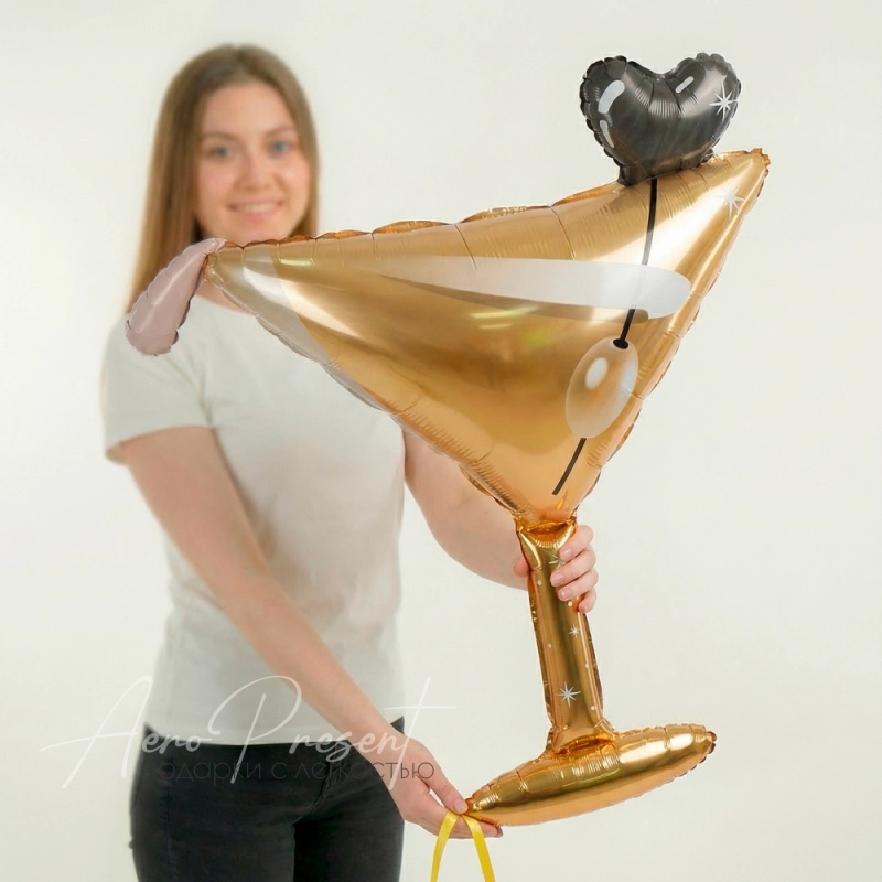 Фольгированный шар "Бокал мартини"