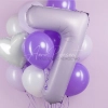 Цифра "Лавандовый сатин"