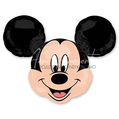 Голова Микки Мауса, фольгированный шар