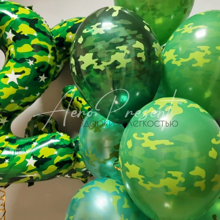 Набор "Камуфляжный с цифрами"