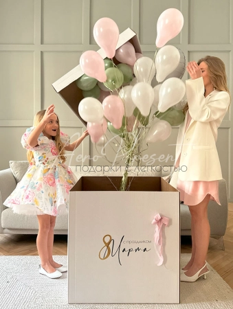 Коробка-сюрприз к 8 марта