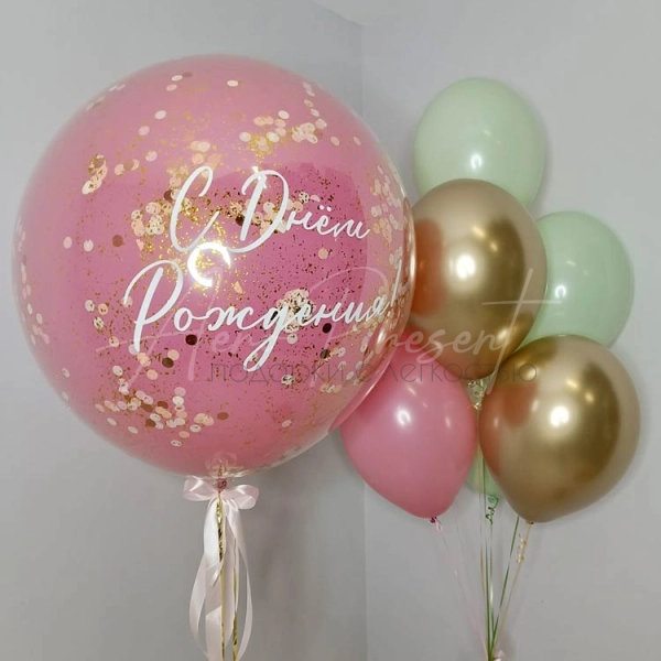 Набор шаров "Цветочный сад"