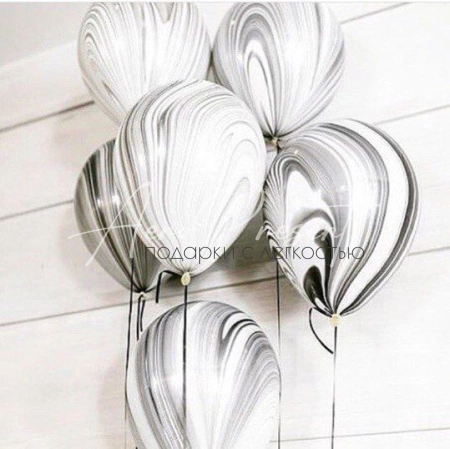 Мраморный воздушный агат