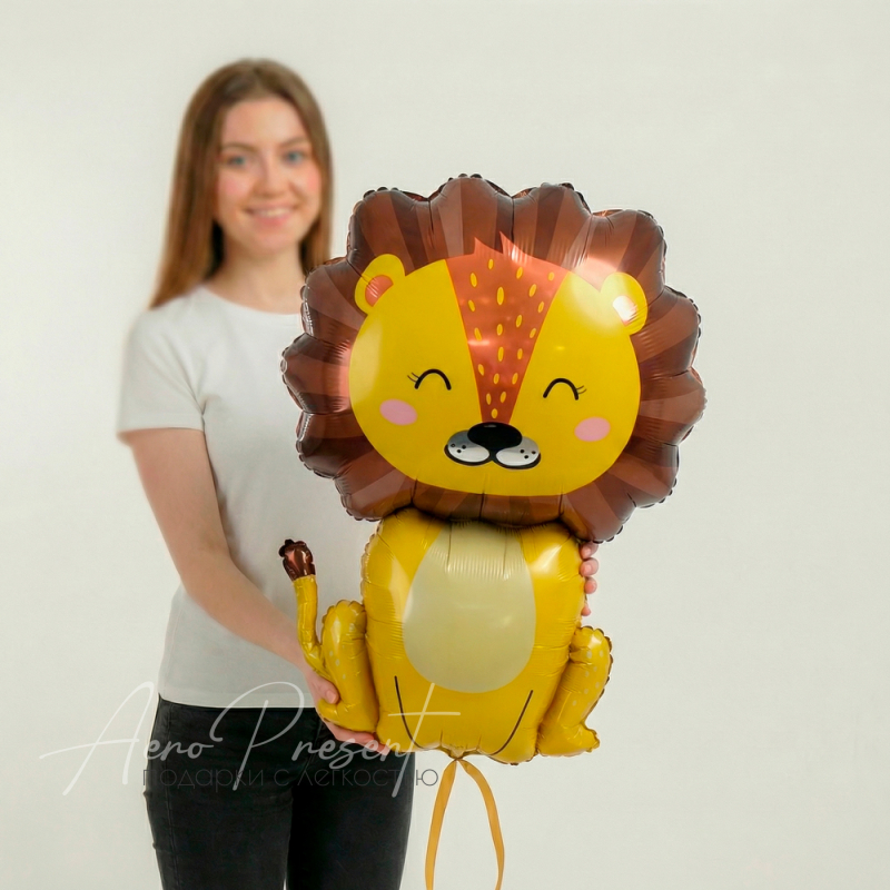 Фольгированный шар Лев