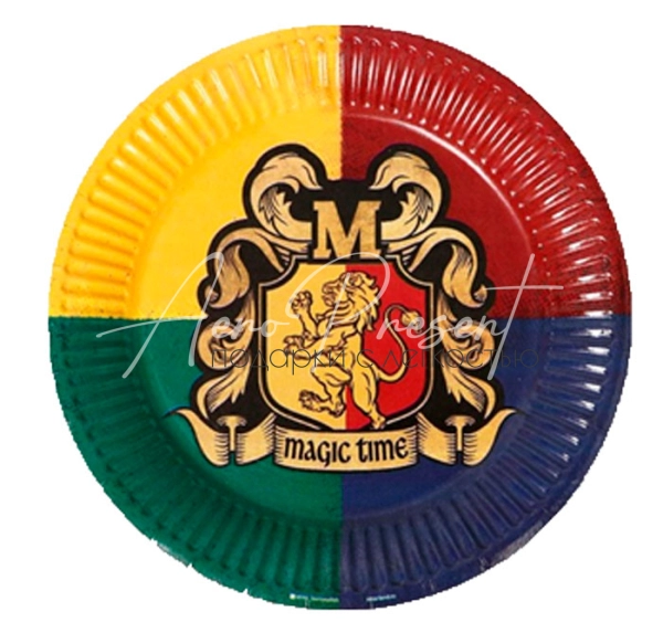Тарелка бум Волшебники 18см 10шт