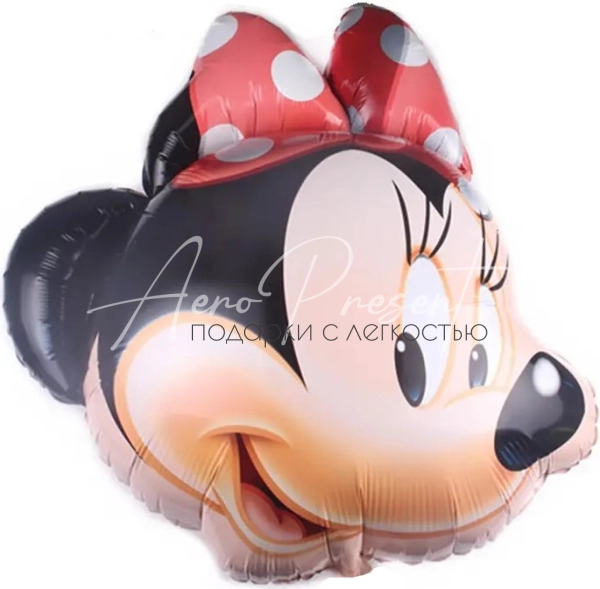 Голова Минни Маус, фольгированный шар