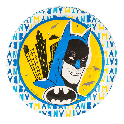 Набор бум тарелок Бэтмен Комиксы 18см6шт