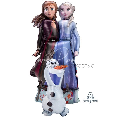 Эльза и Анна, ходячий шар