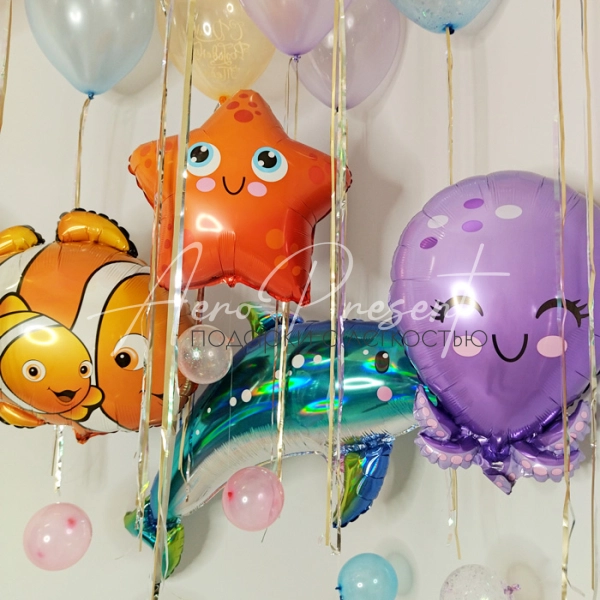 Набор шаров "Морской мир"