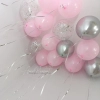 Набор шаров "Розовое сияние"